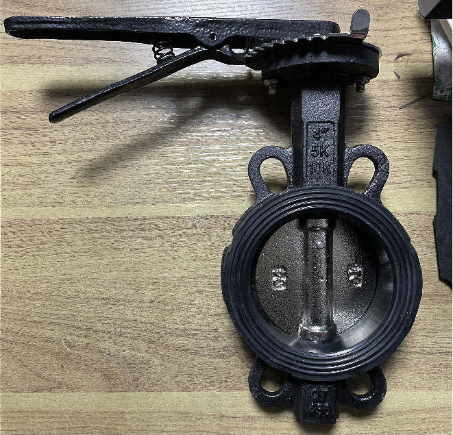 Handle Ductile Iron Wafer Type Butterfly Valve