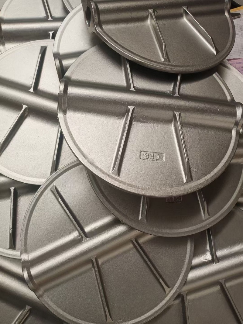 Stiffened CF8 Butterfly Valve Disc